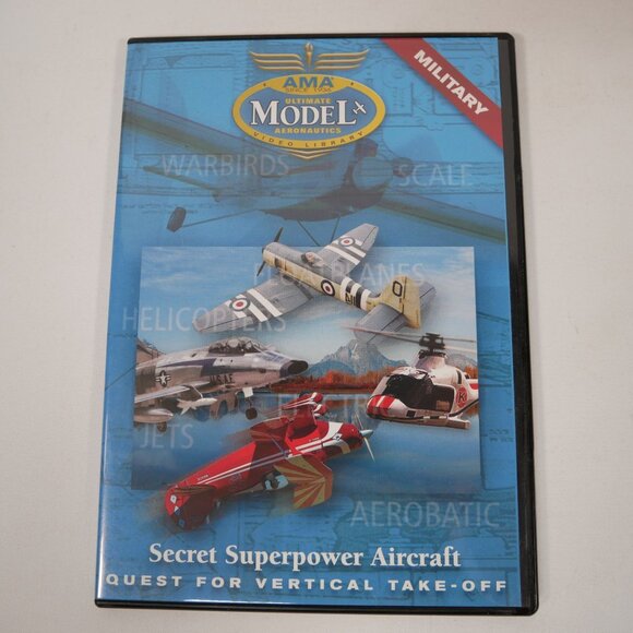 AMA Radio Control Secret Superpower Aircraft Military DVDs Set Of 3 - TESTED - Picture 2 of 4